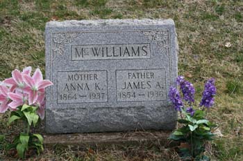 Anna K. and James A. McWilliams
