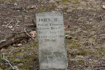 John H. Darst, Son of Thomas and Eunas Darst d-1849