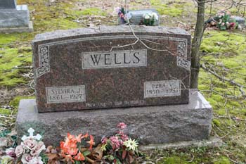 Sylvira J. Wells 1861-1927, Ezra V. Wells 1850-1931