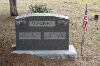Pauline W. McGhee, Vince W. McGhee 1897-1938