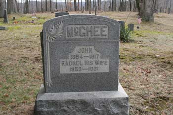 John McGhee 1854-1917, Rachel McGhee 1853-1931