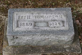 Effie Thompson 1889-1933