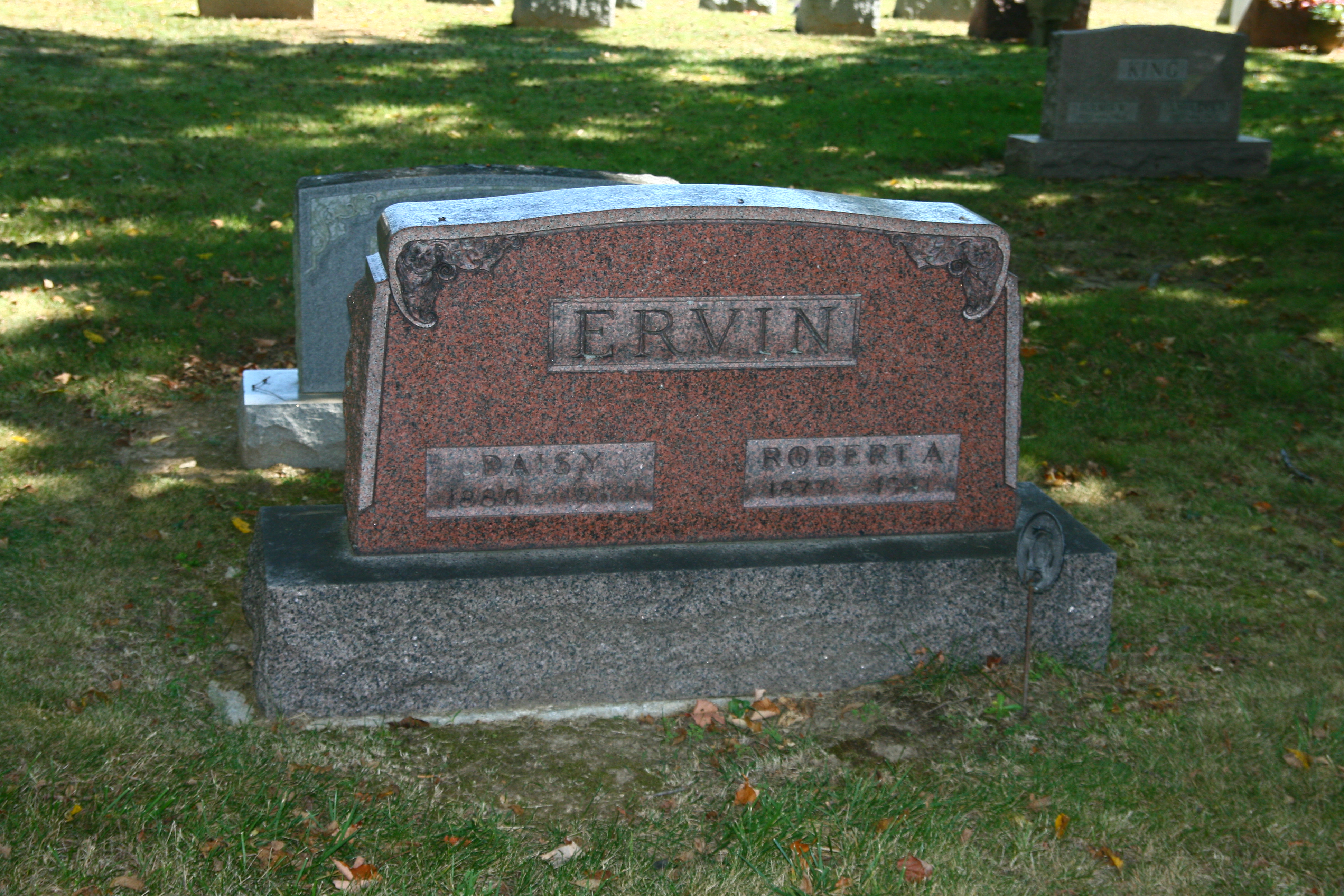 Headstone R.A. Ervin