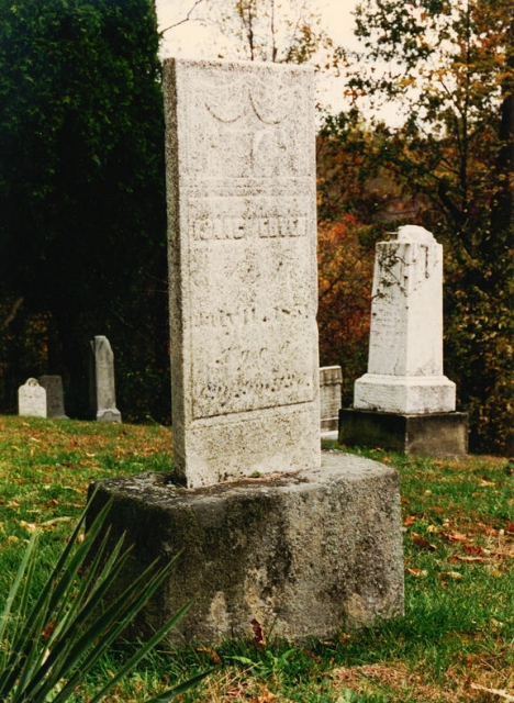 Isaac Ervin headstone