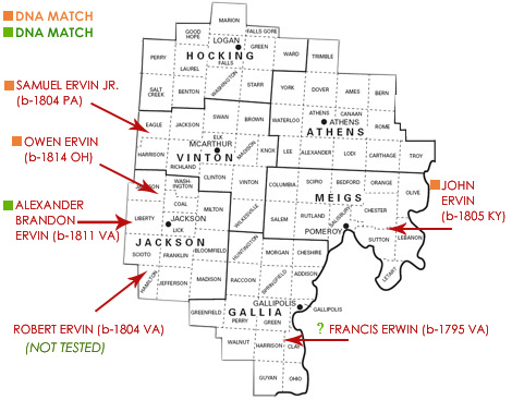 Southeastern Ohio Counties